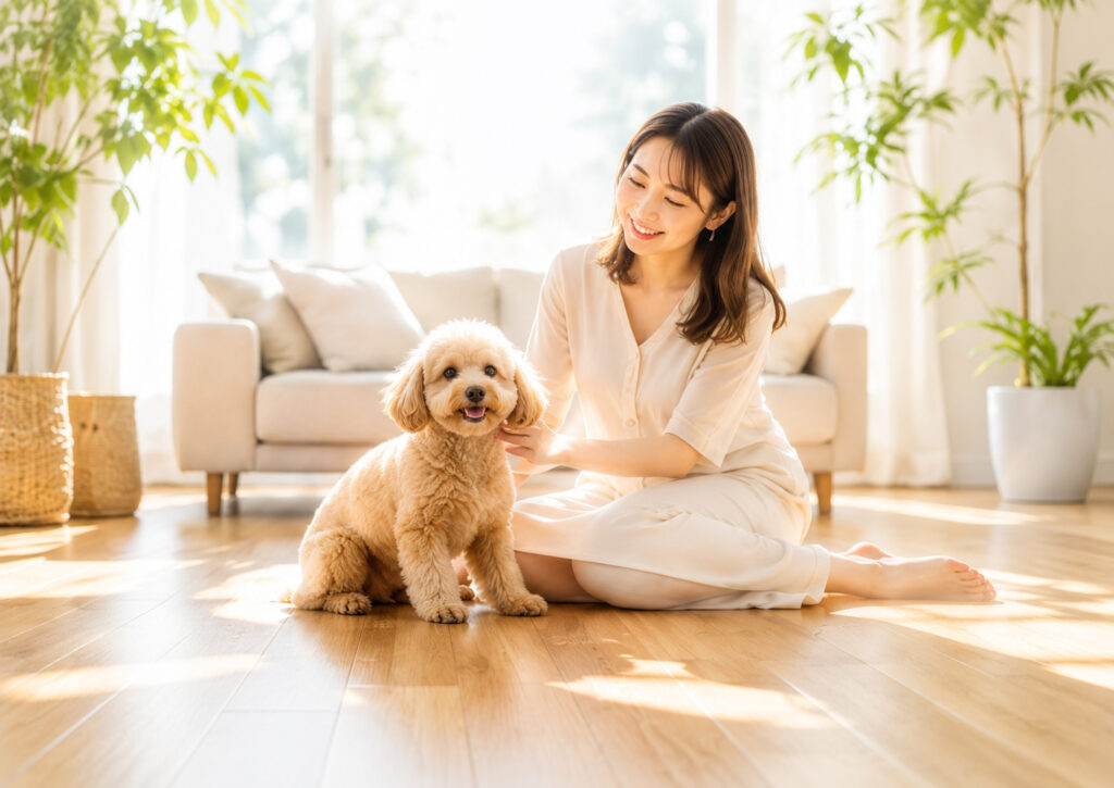 フロアコーティングナビ 犬がいるフローリングのフロアコーティング
